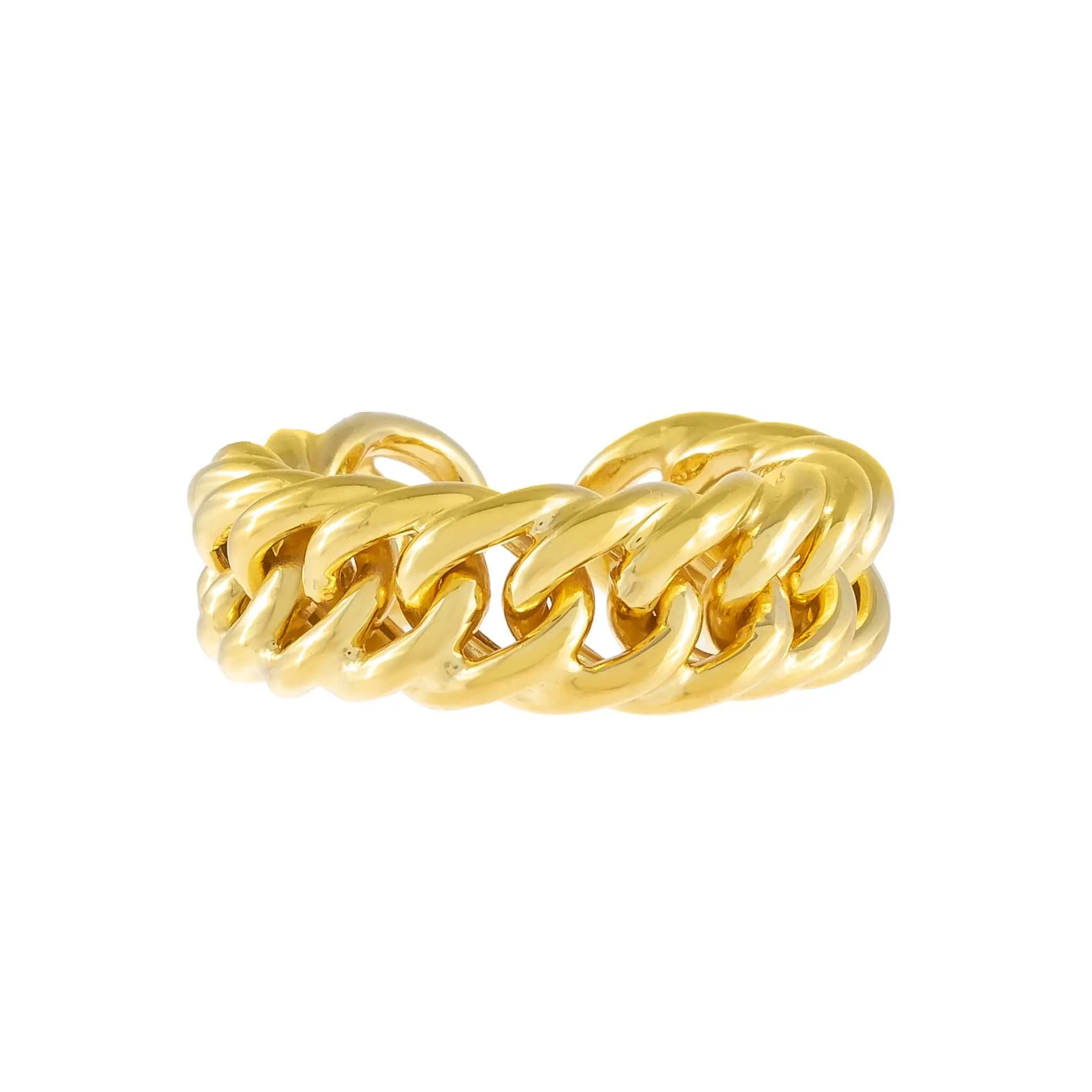Chunky Double Curb Chain Ring