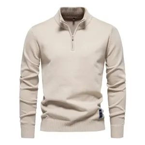 Classic Half Zip Cardigan