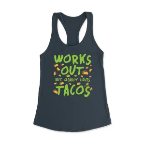 Clearly Loves Tacos Racerback Tank Top