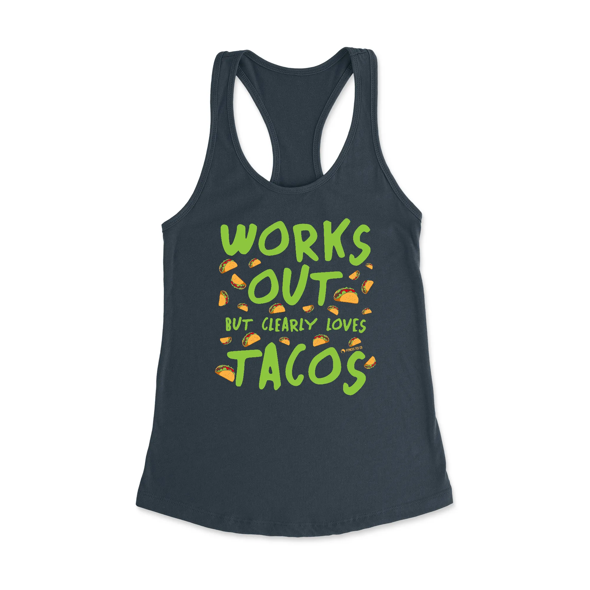 Clearly Loves Tacos Racerback Tank Top