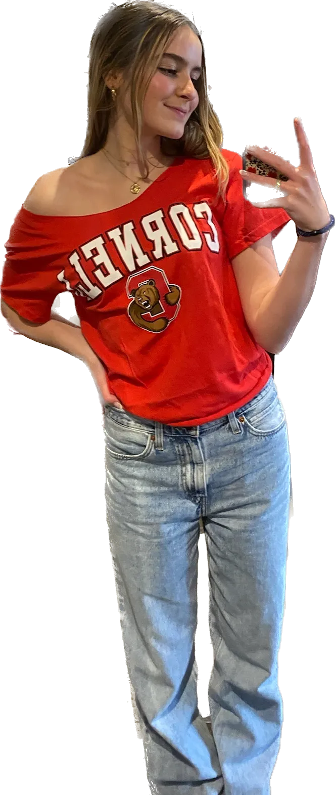 Collegiate Off Shoulder Tee