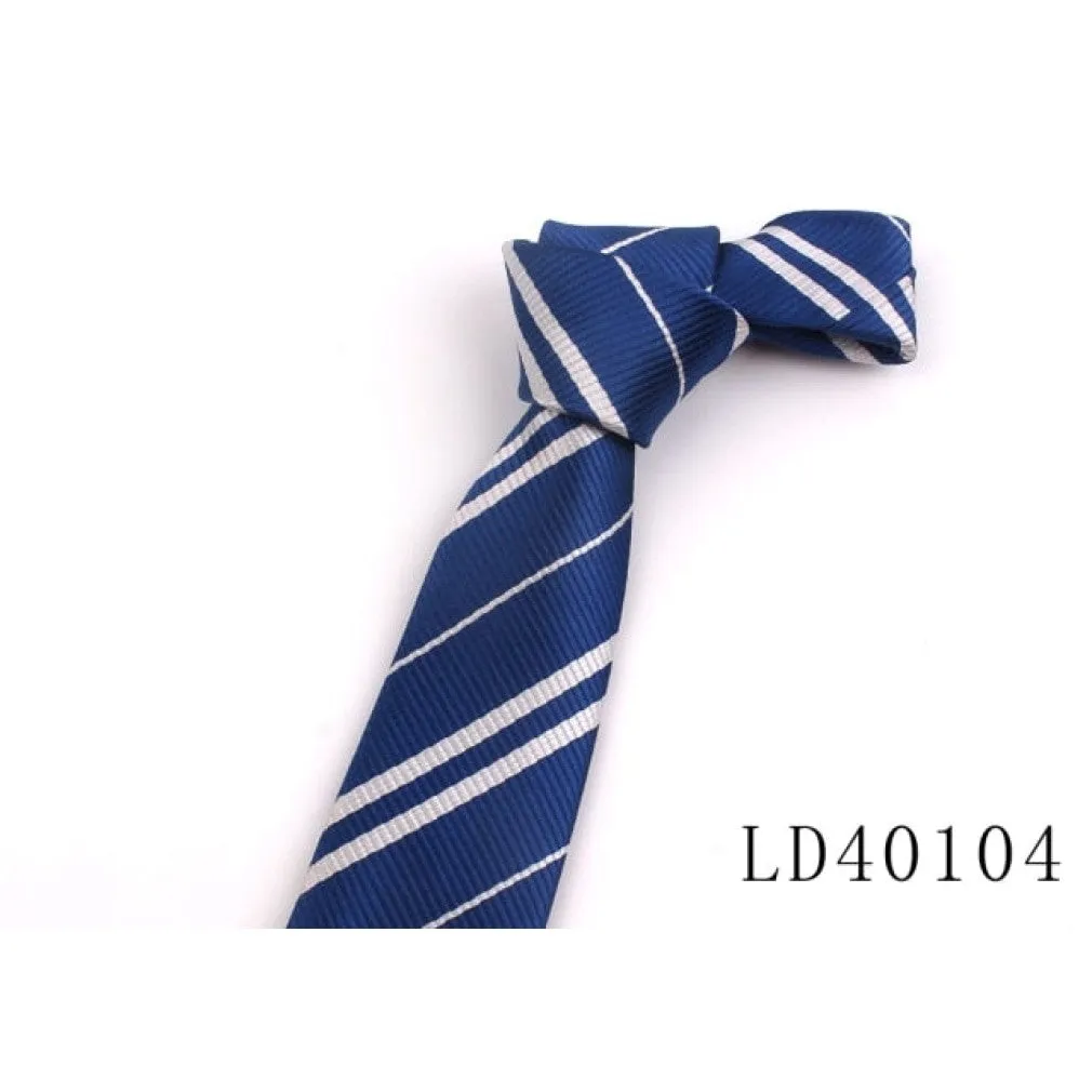 ContiNent 33 Skinny Neck Ties  For Men Women Casual Striped Necktie For Boys Girls Suits Student Tie Slim Necktie Gravatas