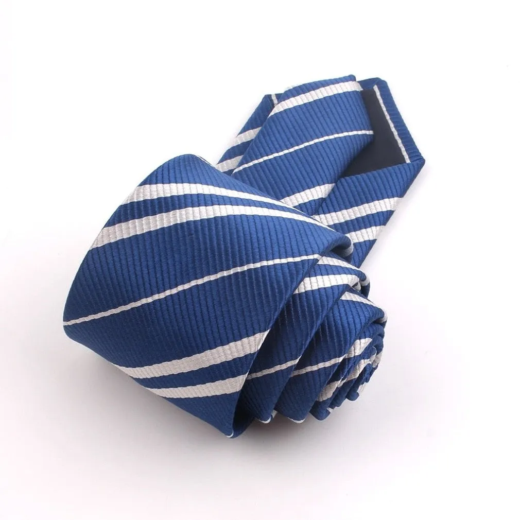 ContiNent 33 Skinny Neck Ties  For Men Women Casual Striped Necktie For Boys Girls Suits Student Tie Slim Necktie Gravatas