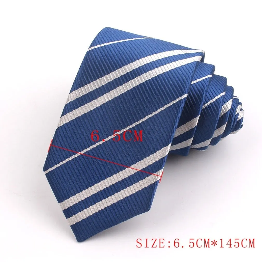 ContiNent 33 Skinny Neck Ties  For Men Women Casual Striped Necktie For Boys Girls Suits Student Tie Slim Necktie Gravatas