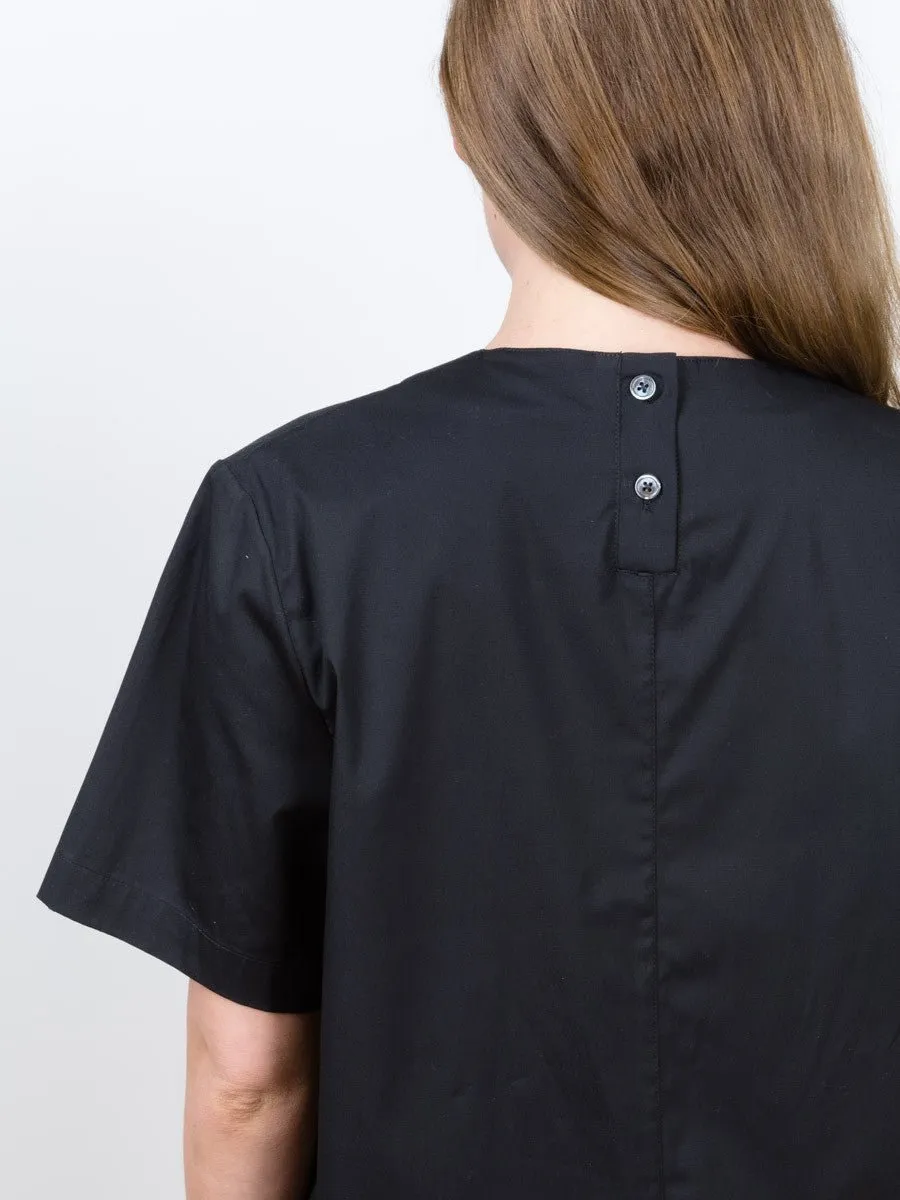 contrast shift dress