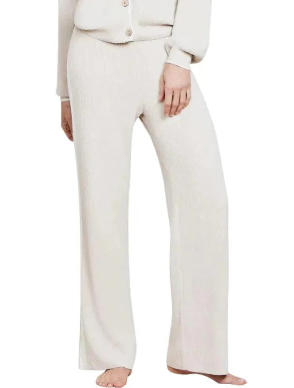 CozyChic Ultra Lite Contrast Ribbed Slit Pant