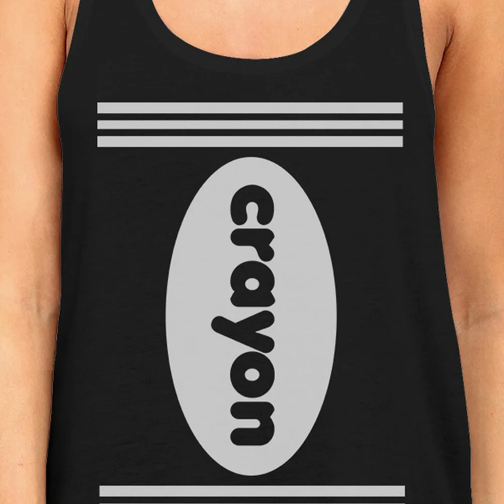 Crayon Women's Tank Top- Black