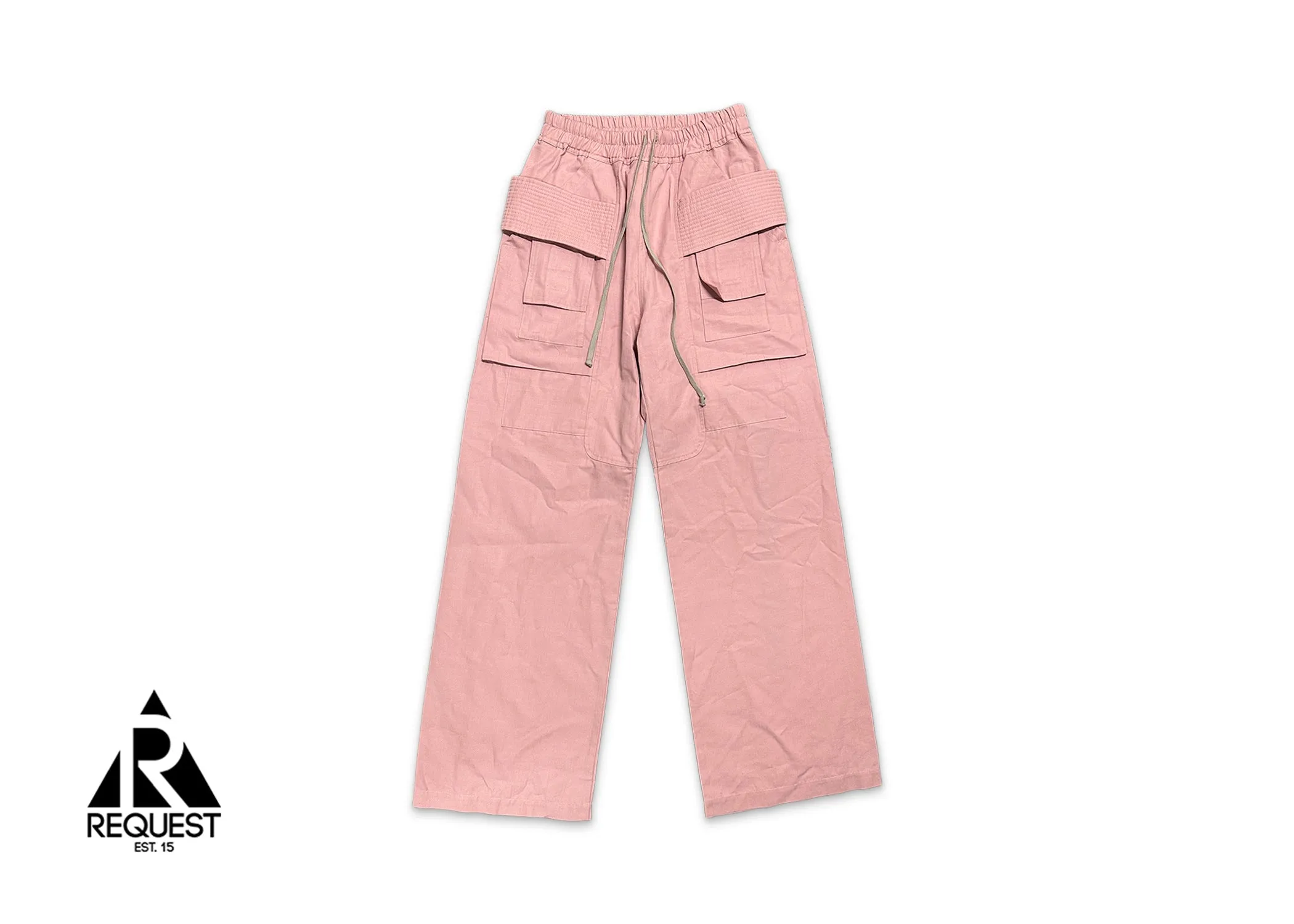Creatch Cargo Drawstring Wide Leg "Pink"