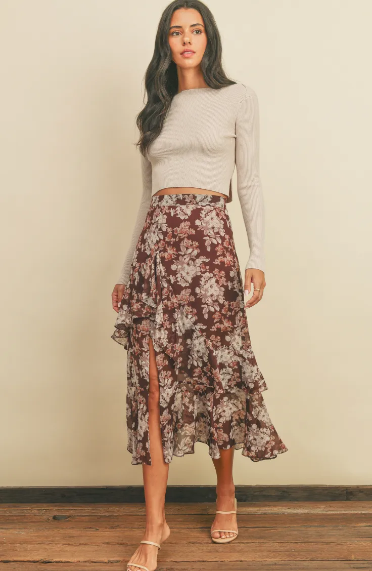 Crossover Shoulder Sweater