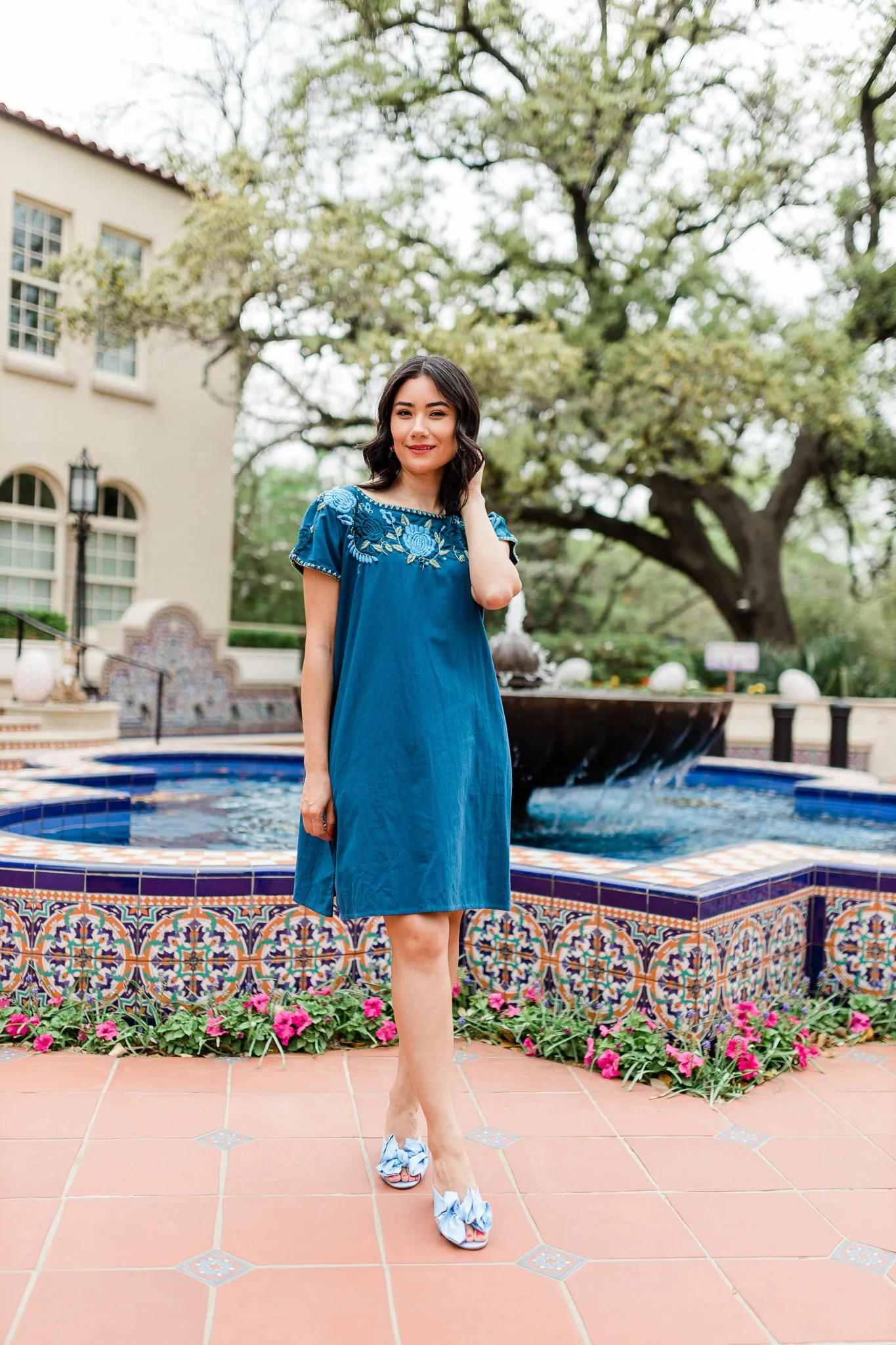 Dahlia Dress | Azure