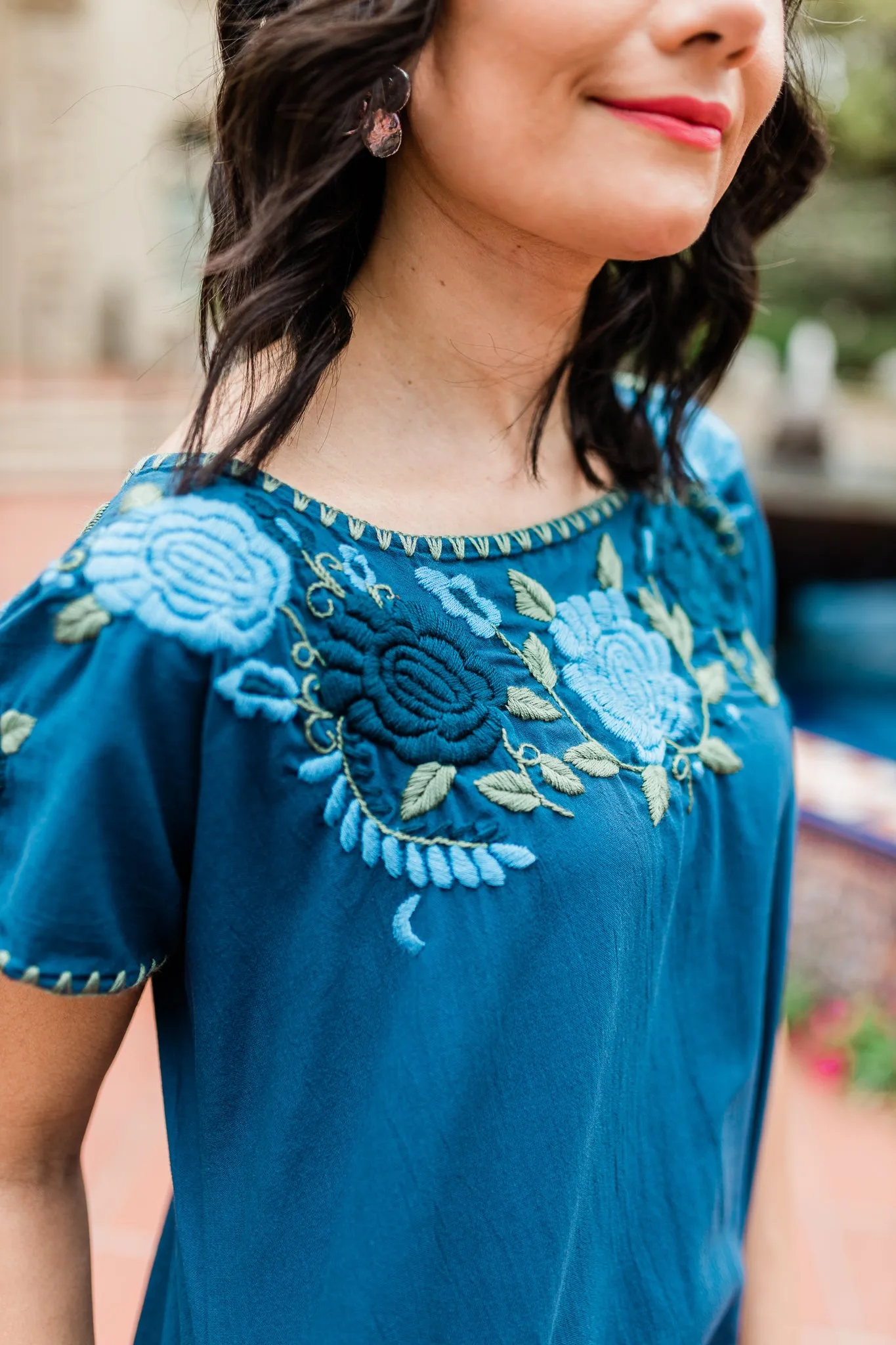 Dahlia Dress | Azure