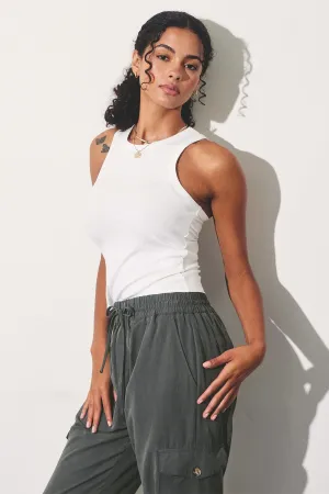 Darla Tank In White