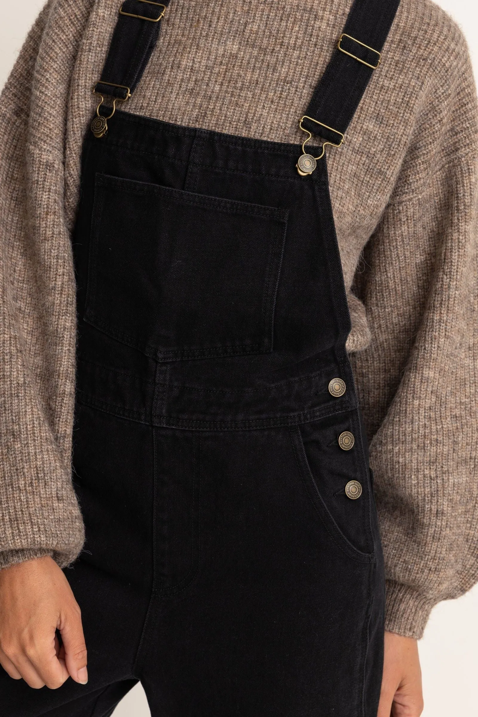 DAYBREAK OVERALLS - BLACK