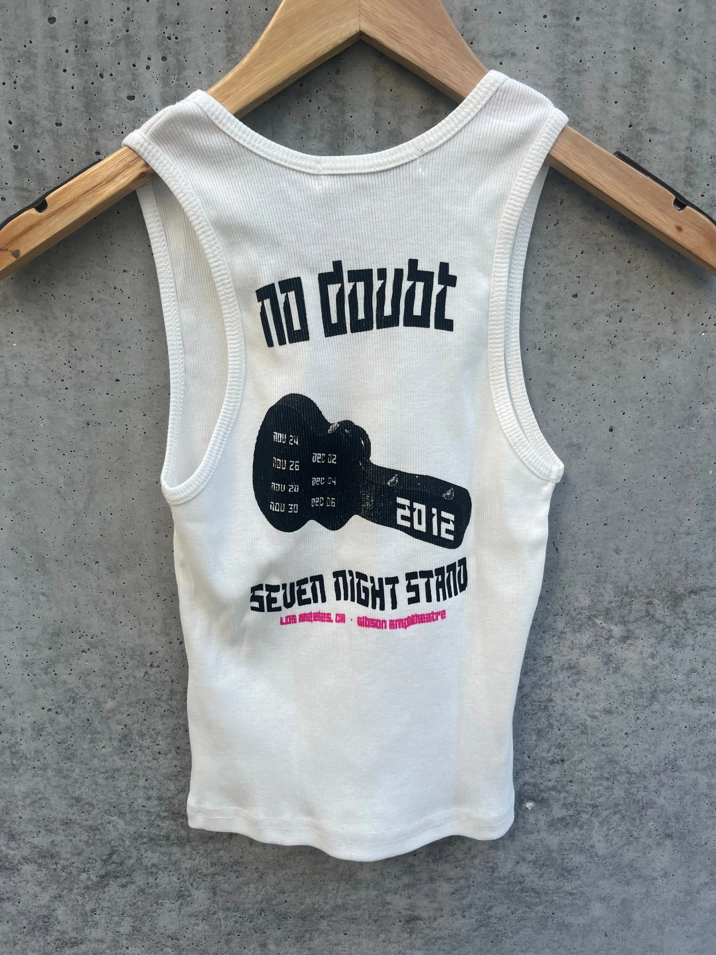 Daydreamer No Doubt Tank Vintage White