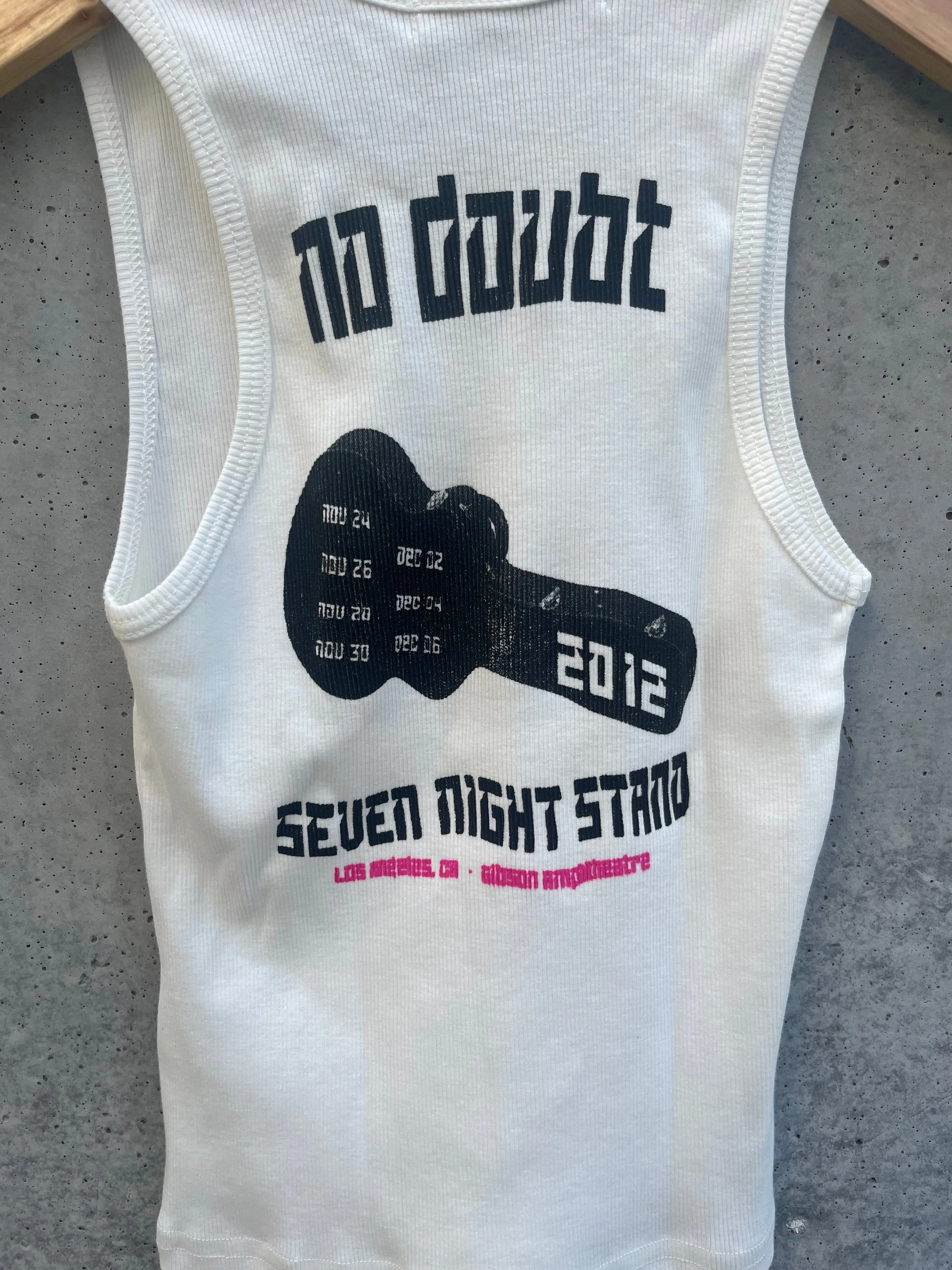 Daydreamer No Doubt Tank Vintage White