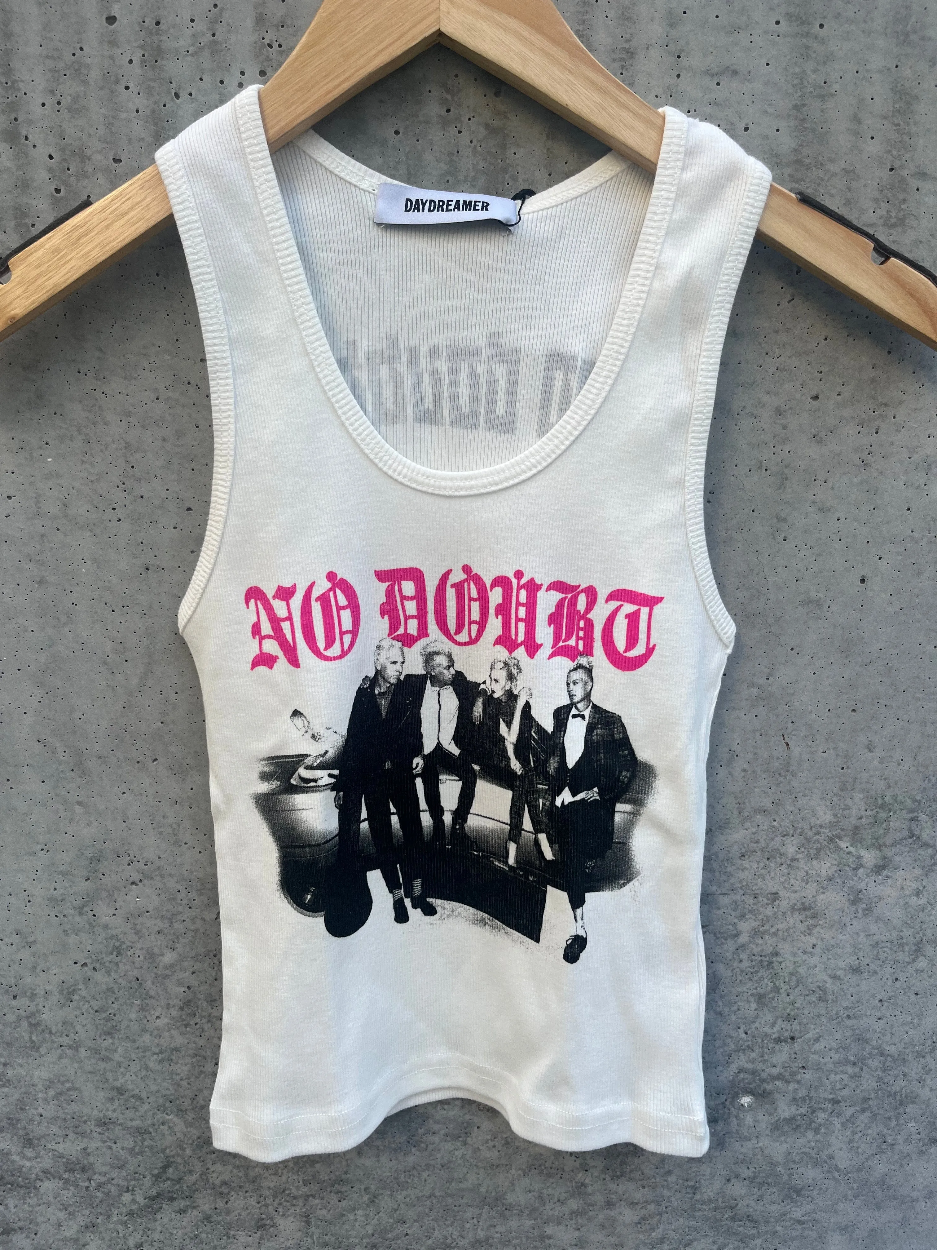 Daydreamer No Doubt Tank Vintage White