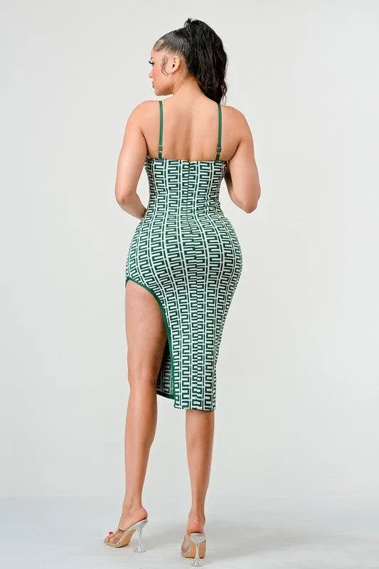 DESIGNER INSPIRED BANDAGE DRESS
