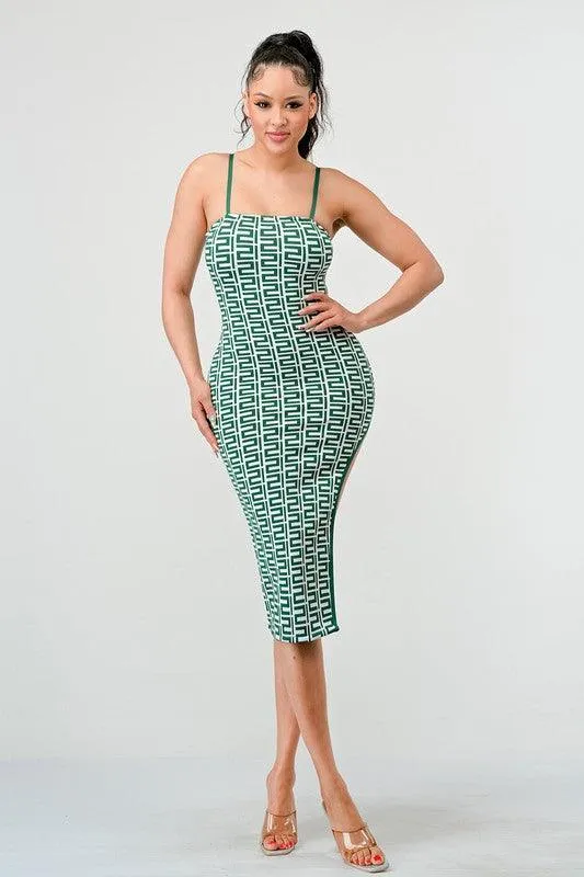 DESIGNER INSPIRED BANDAGE DRESS