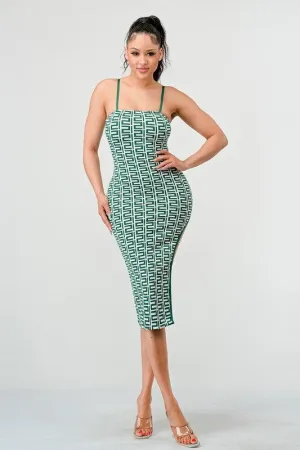 DESIGNER INSPIRED BANDAGE DRESS