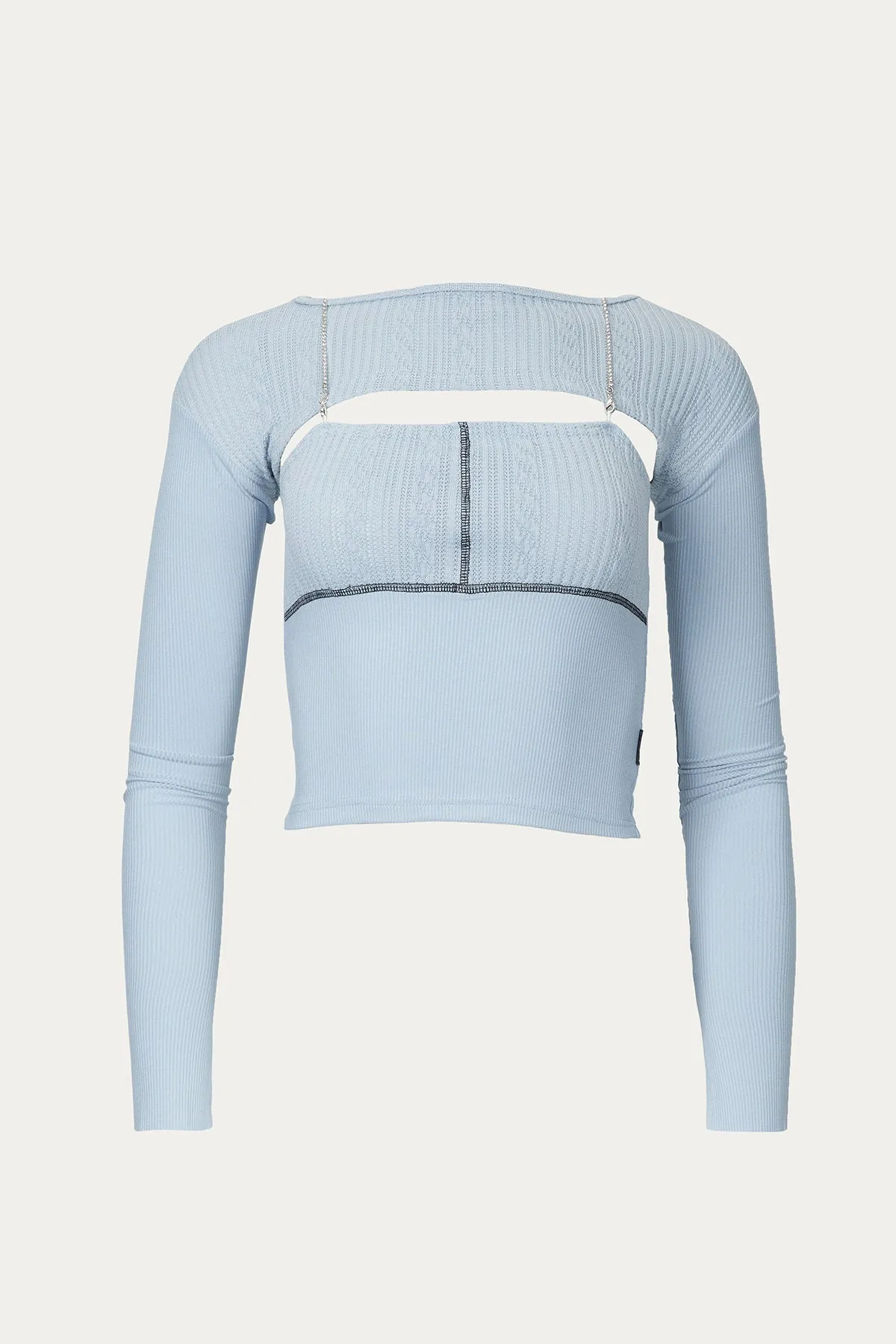 DIA TWO-PIECE CABLE-KNIT SET
