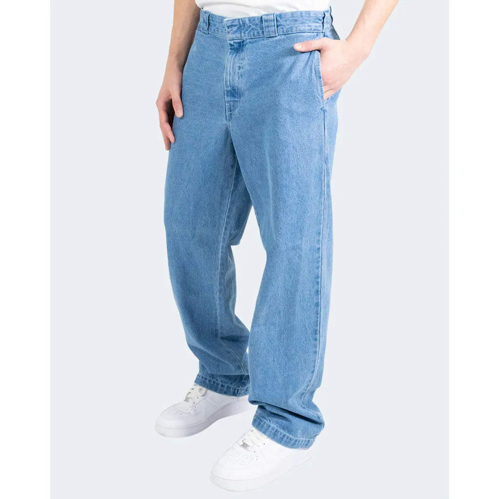 DICKIES 874 ORIGINAL RELAXED FIT DENIM JEAN - LIGHT INDIGO