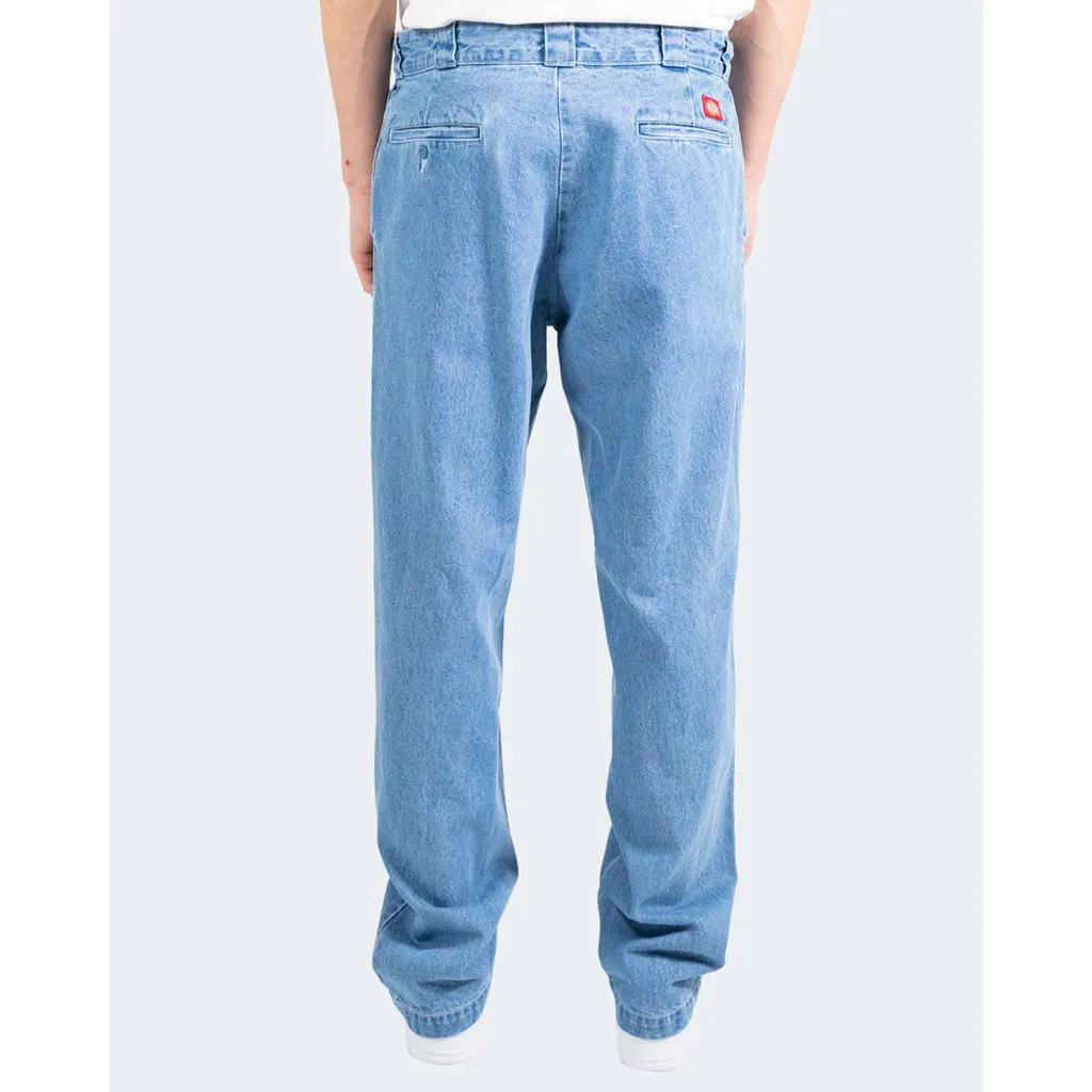 DICKIES 874 ORIGINAL RELAXED FIT DENIM JEAN - LIGHT INDIGO
