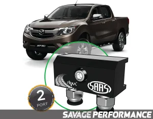Diff Breather Kit - 2 Port suits MAZDA BT-50 2015- Onwards
