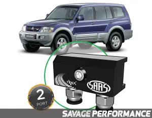 Diff Breather Kit - 2 Port suits MITSUBISHI PAJERO NM-NP 2000-2006