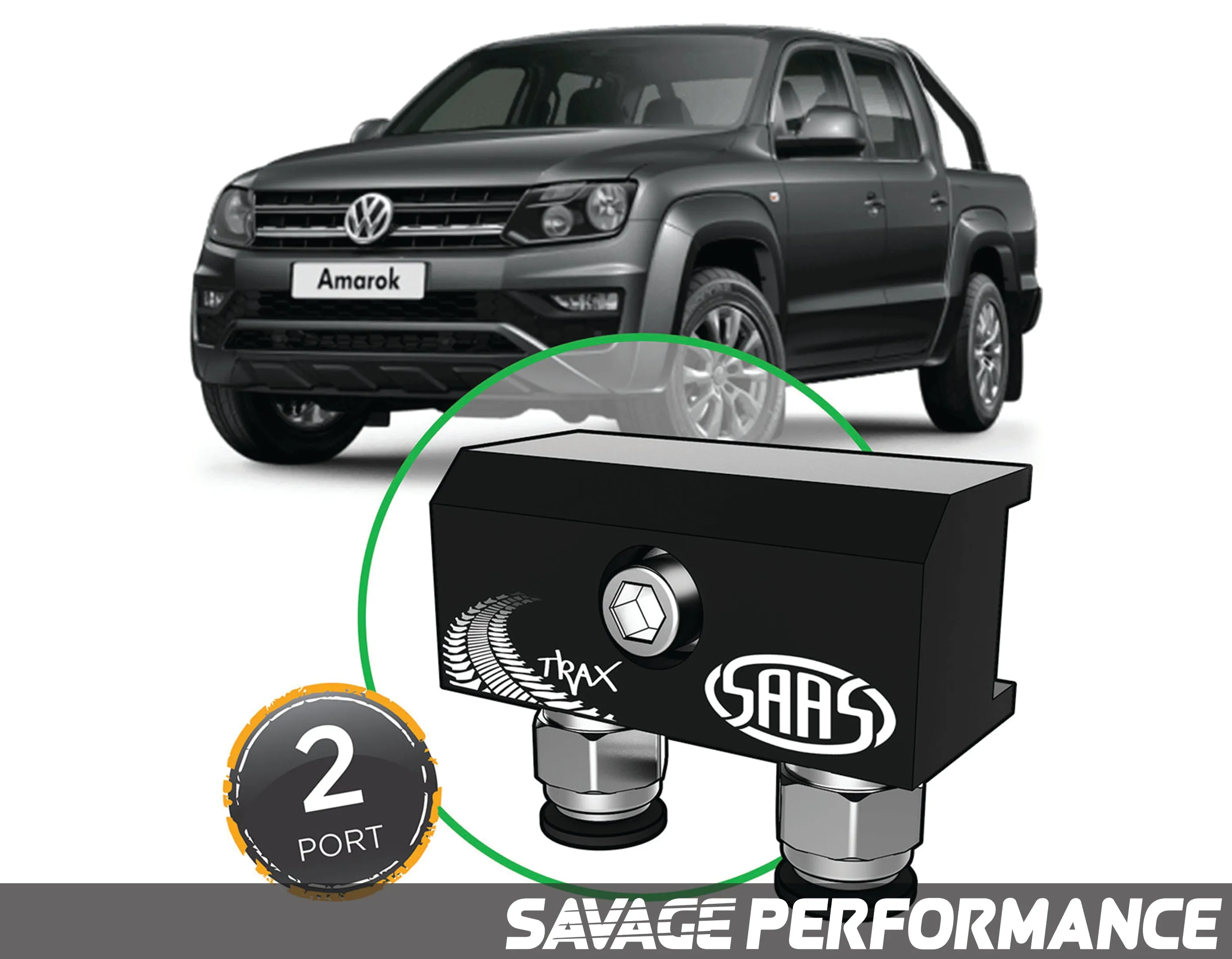 Diff Breather Kit - 2 Port suits VW Amarok 2011- Onwards - All Models