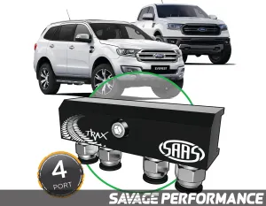 Diff Breather Kit - 4 Port suits FORD RANGER / EVEREST 2015- Onwards