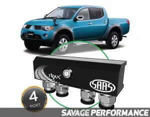 Diff Breather Kit - 4 Port suits MITSUBISHI TRITON ML-MN 2006-2015