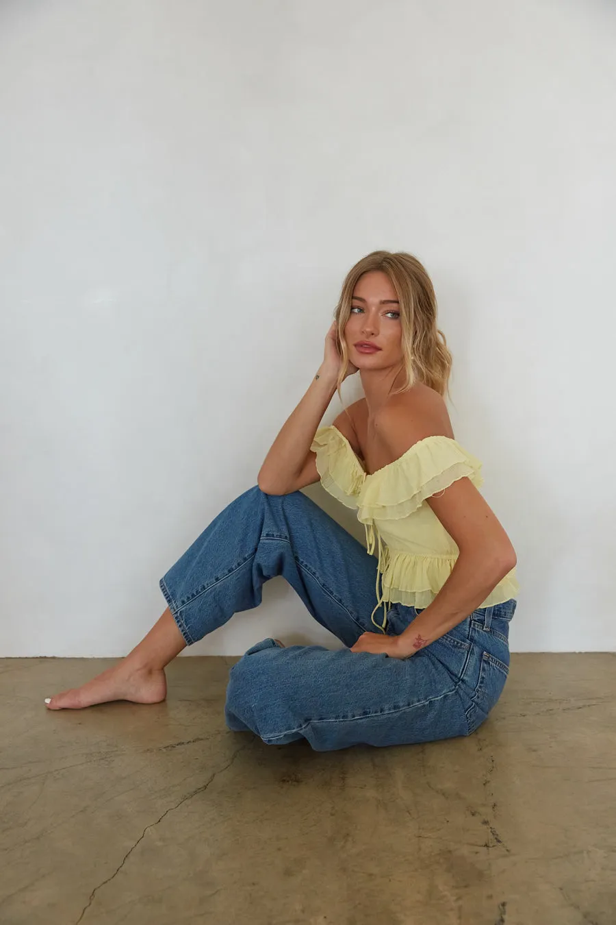 Dorothea Ruffle Top