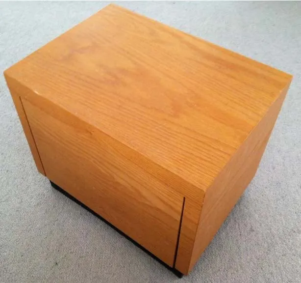 Double Revolving vinyl record album cabinet