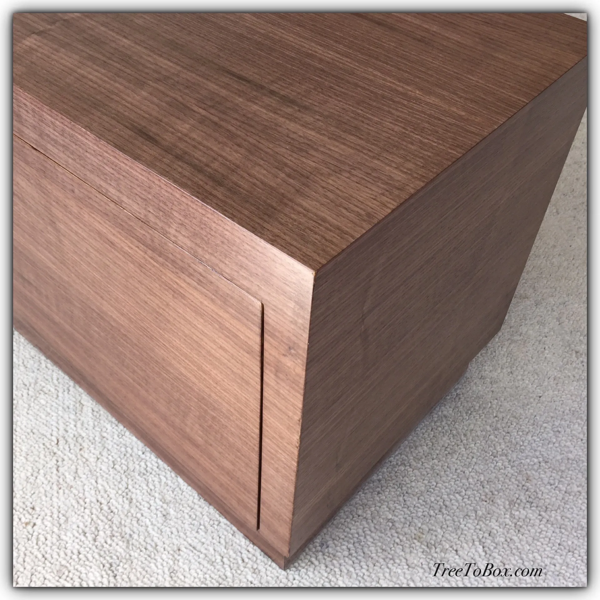 Double Revolving vinyl record album cabinet