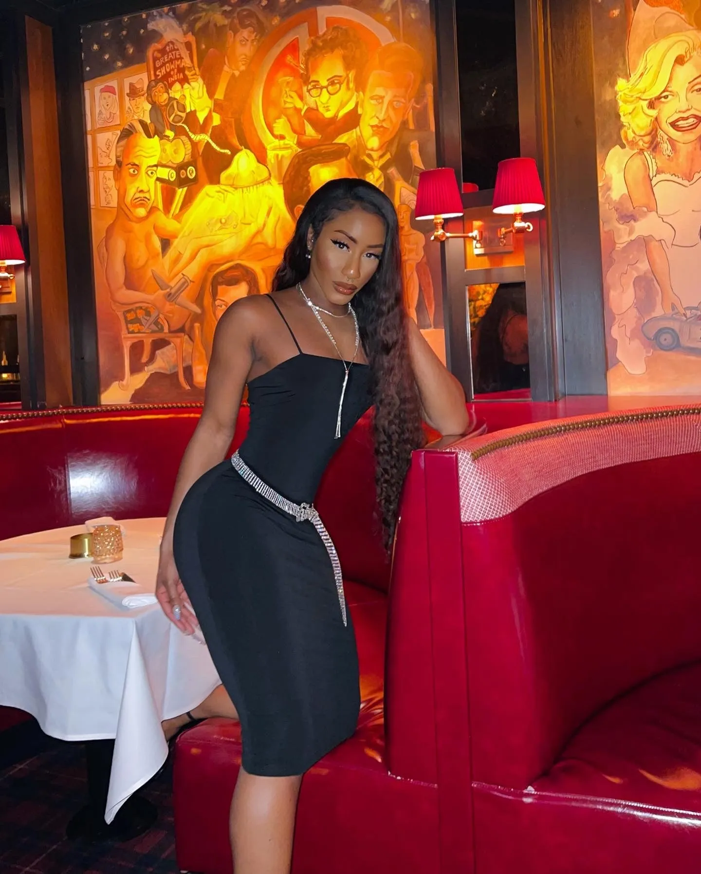 Ebony Jade Bodycon Dress