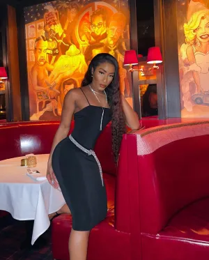 Ebony Jade Bodycon Dress