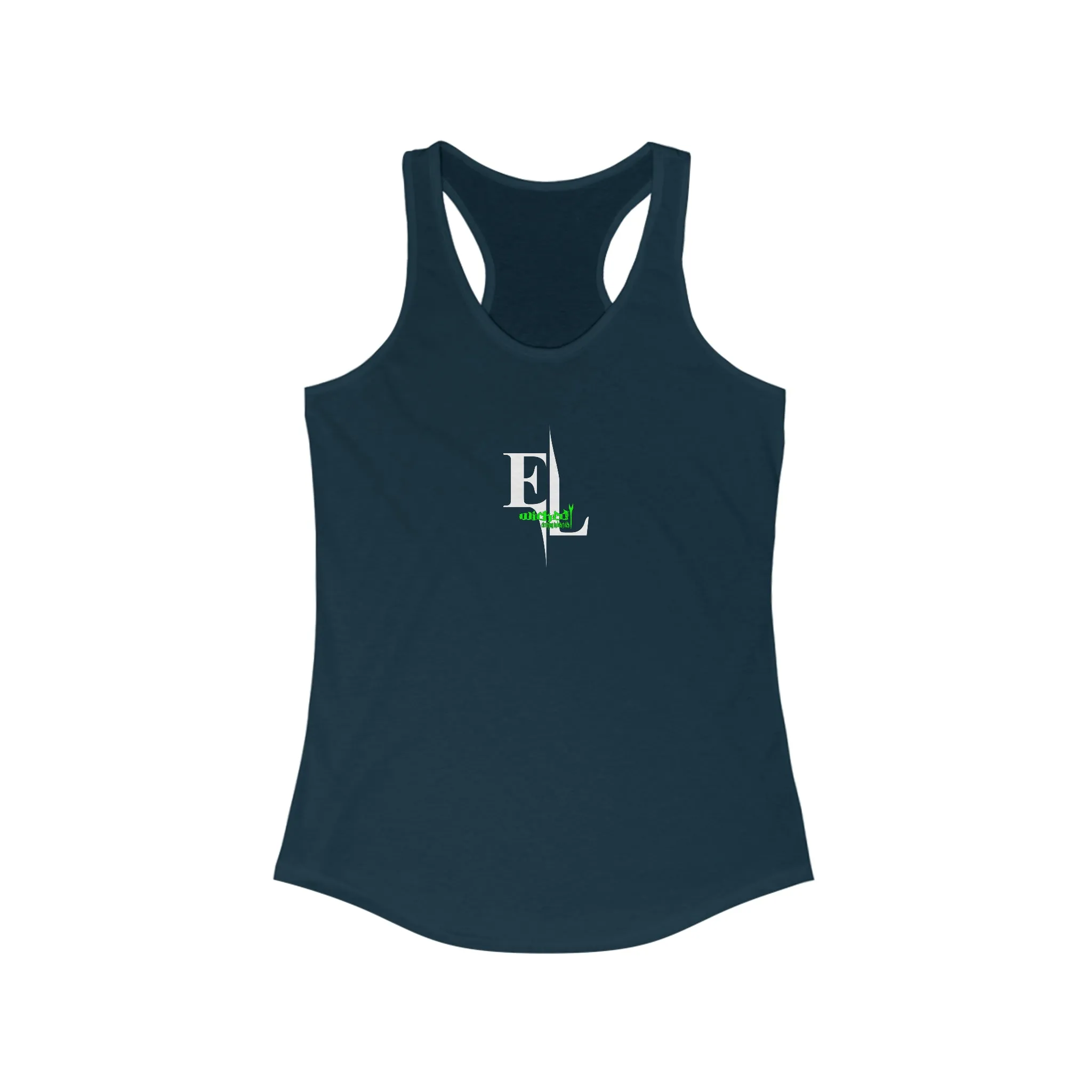 EL Visions White /Women's  Racerback Tank Top