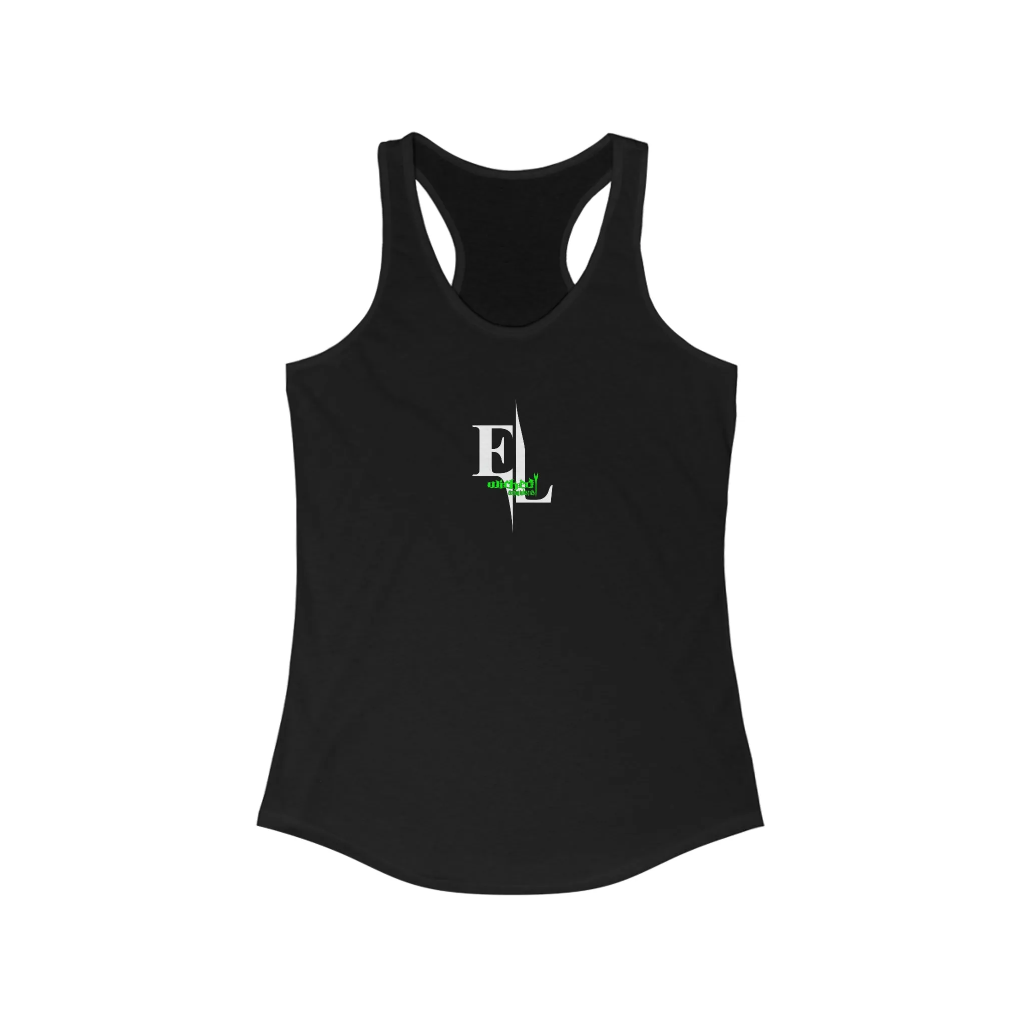 EL Visions White /Women's  Racerback Tank Top