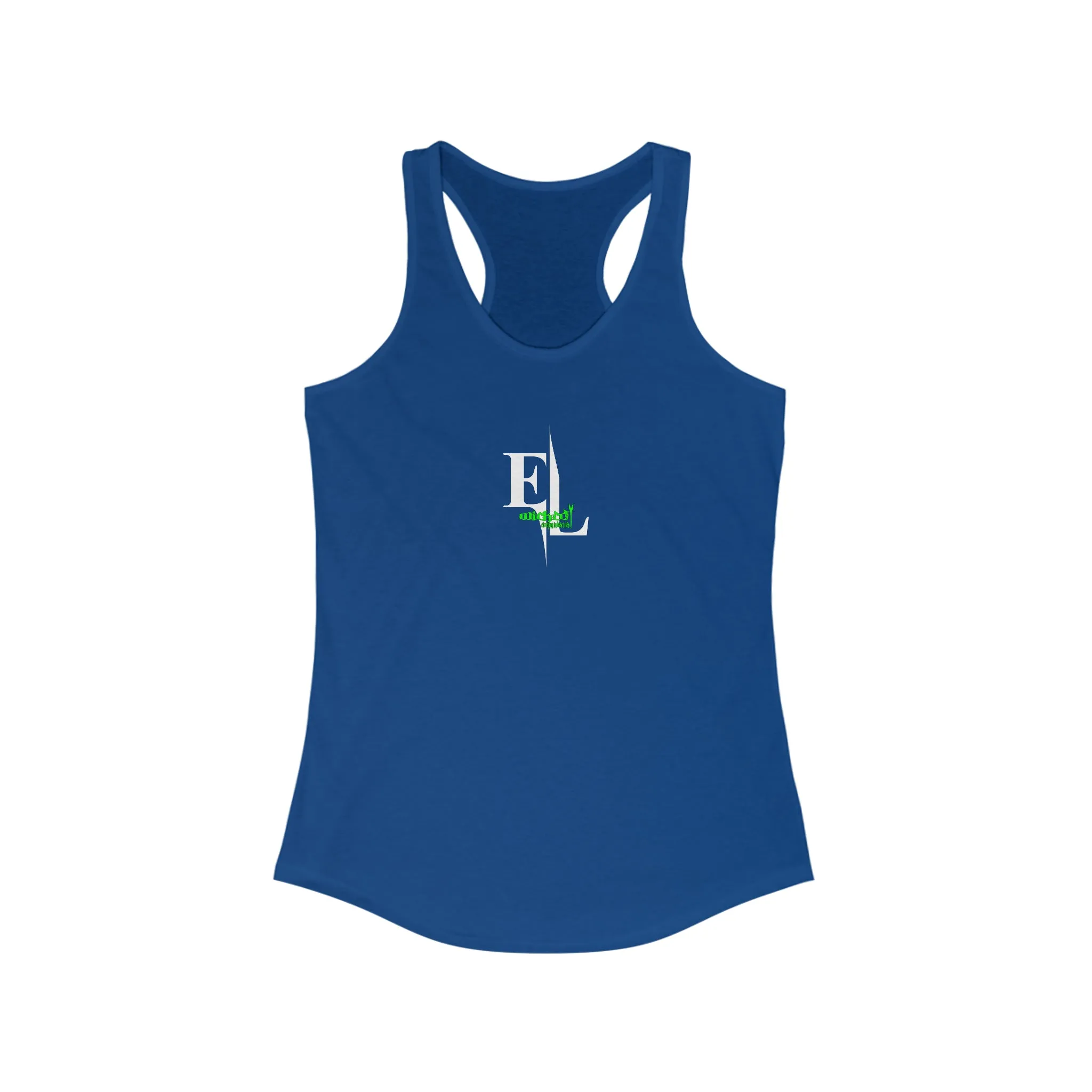 EL Visions White /Women's  Racerback Tank Top
