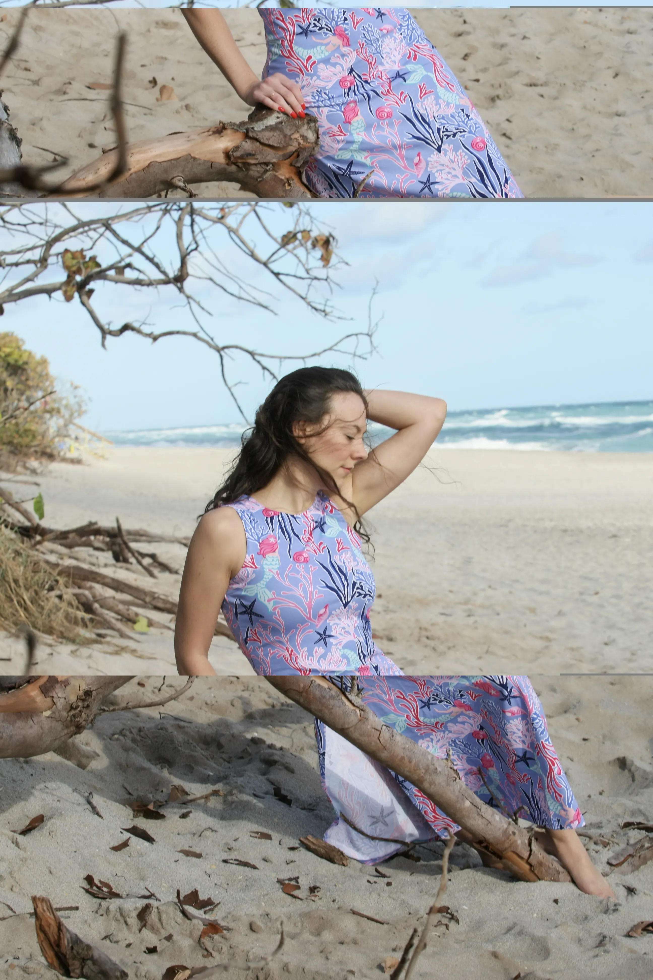 Emilee Maxi Shift Dress Ava