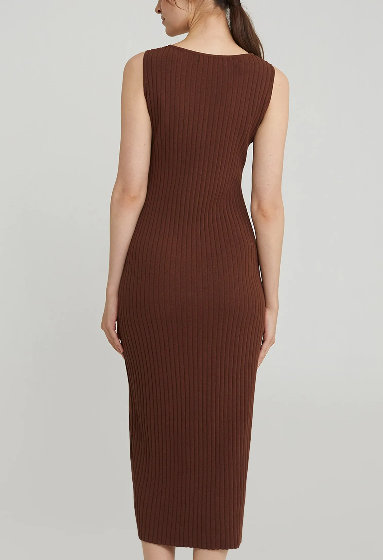 Everyday Button Bodycon Dress