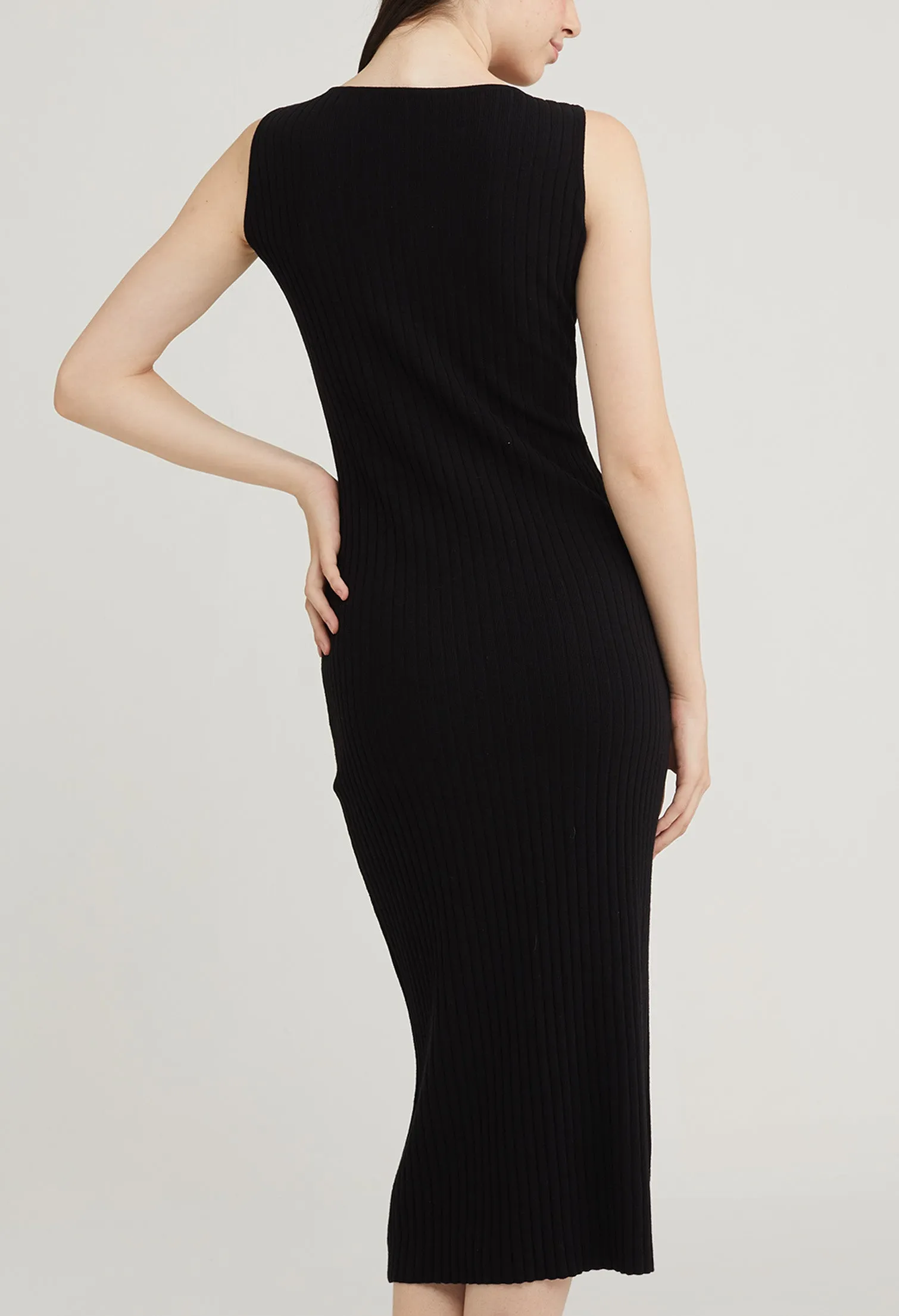 Everyday Button Bodycon Dress
