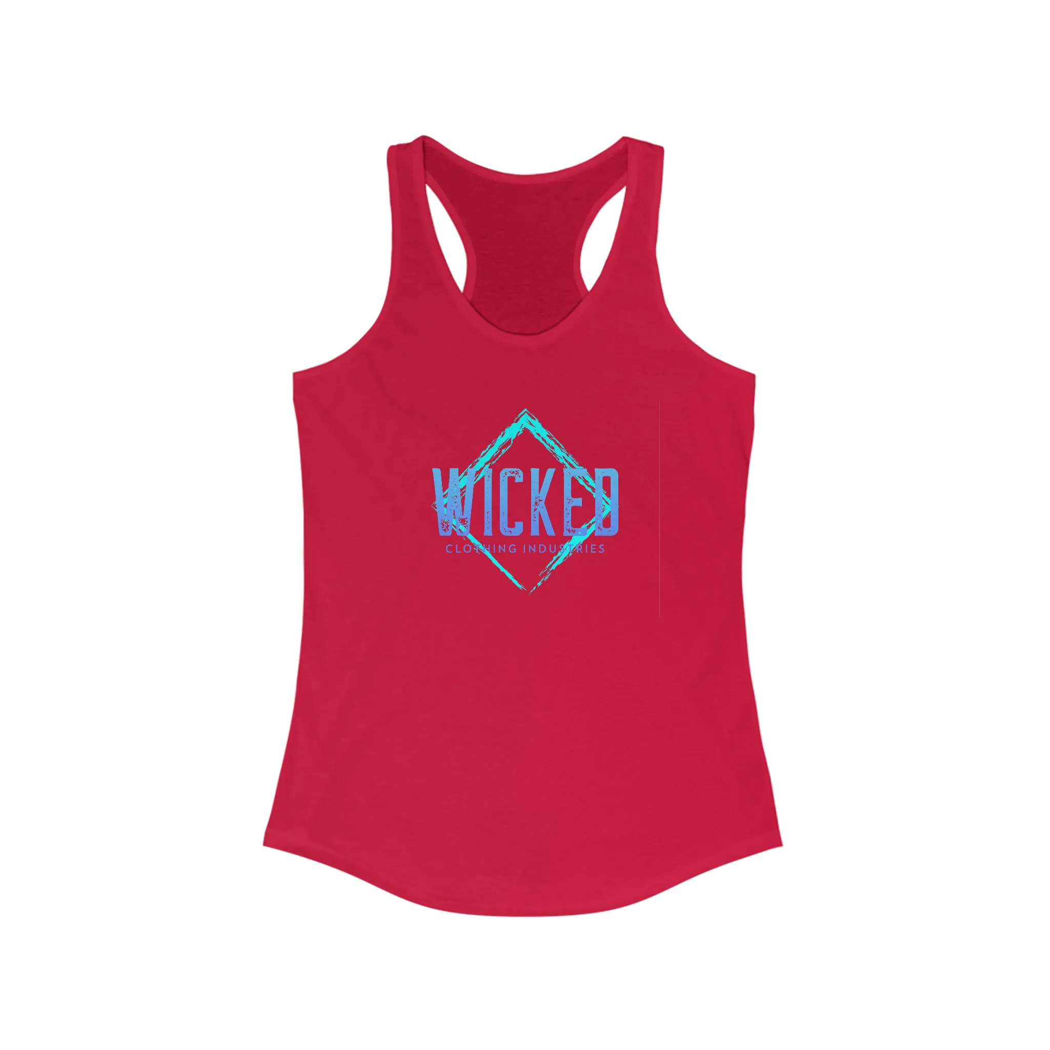 Faded Out Ocean/ Vintage Black /Racerback Tank Top