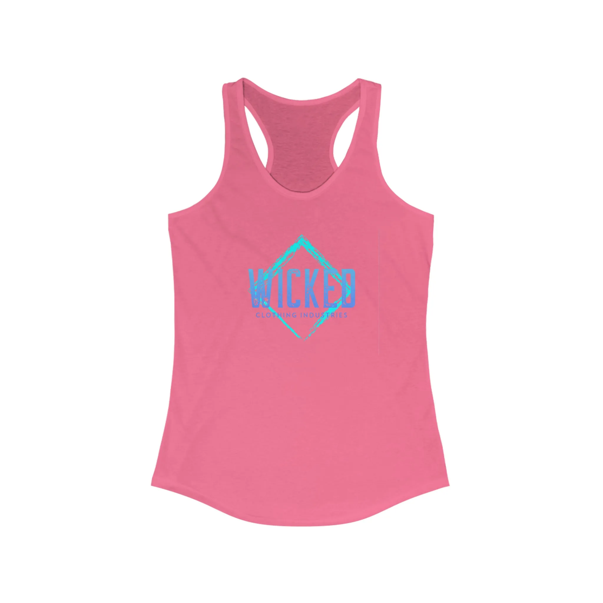 Faded Out Ocean/ Vintage Black /Racerback Tank Top