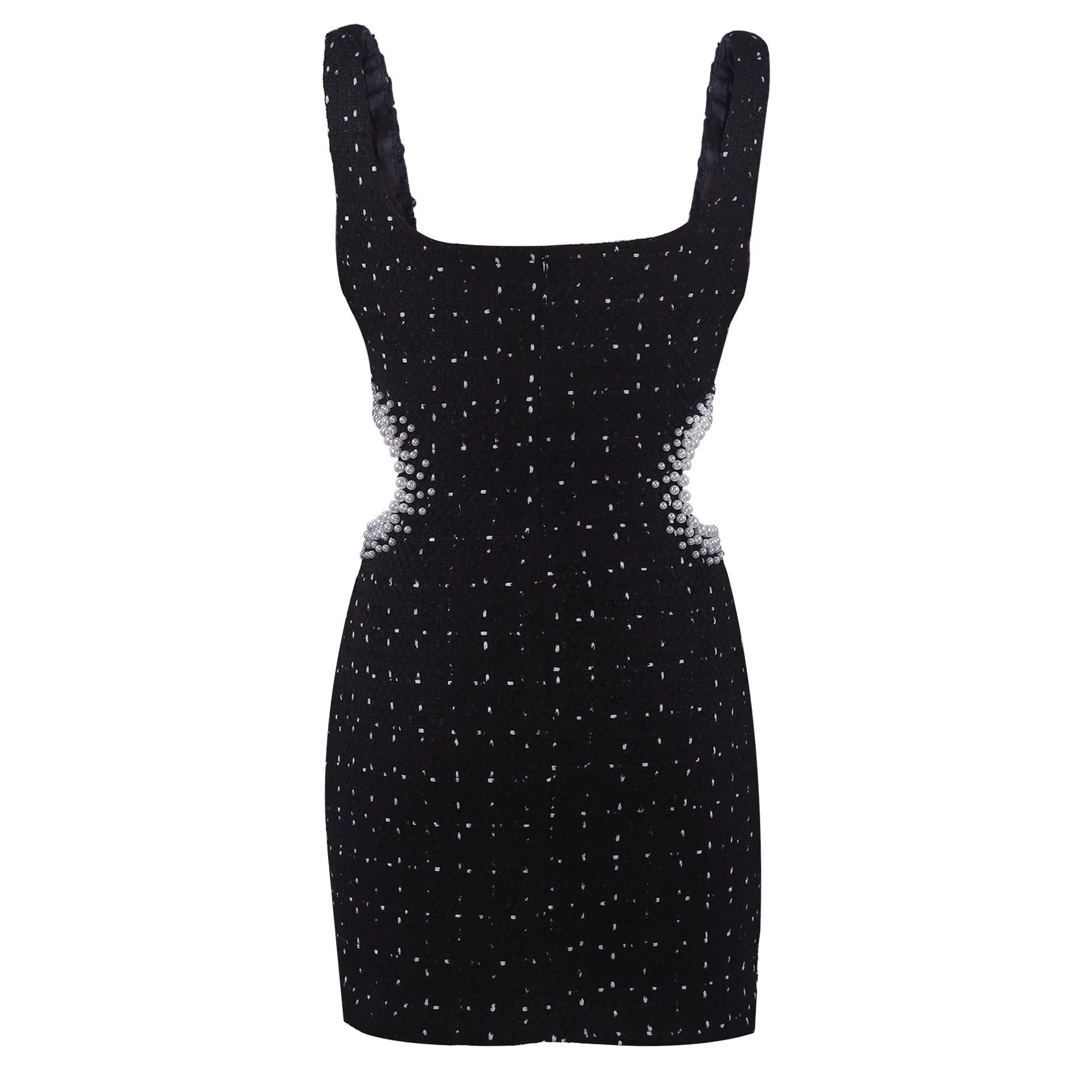 Fashion Party Beads Decoration Bodycon Mini Dresses