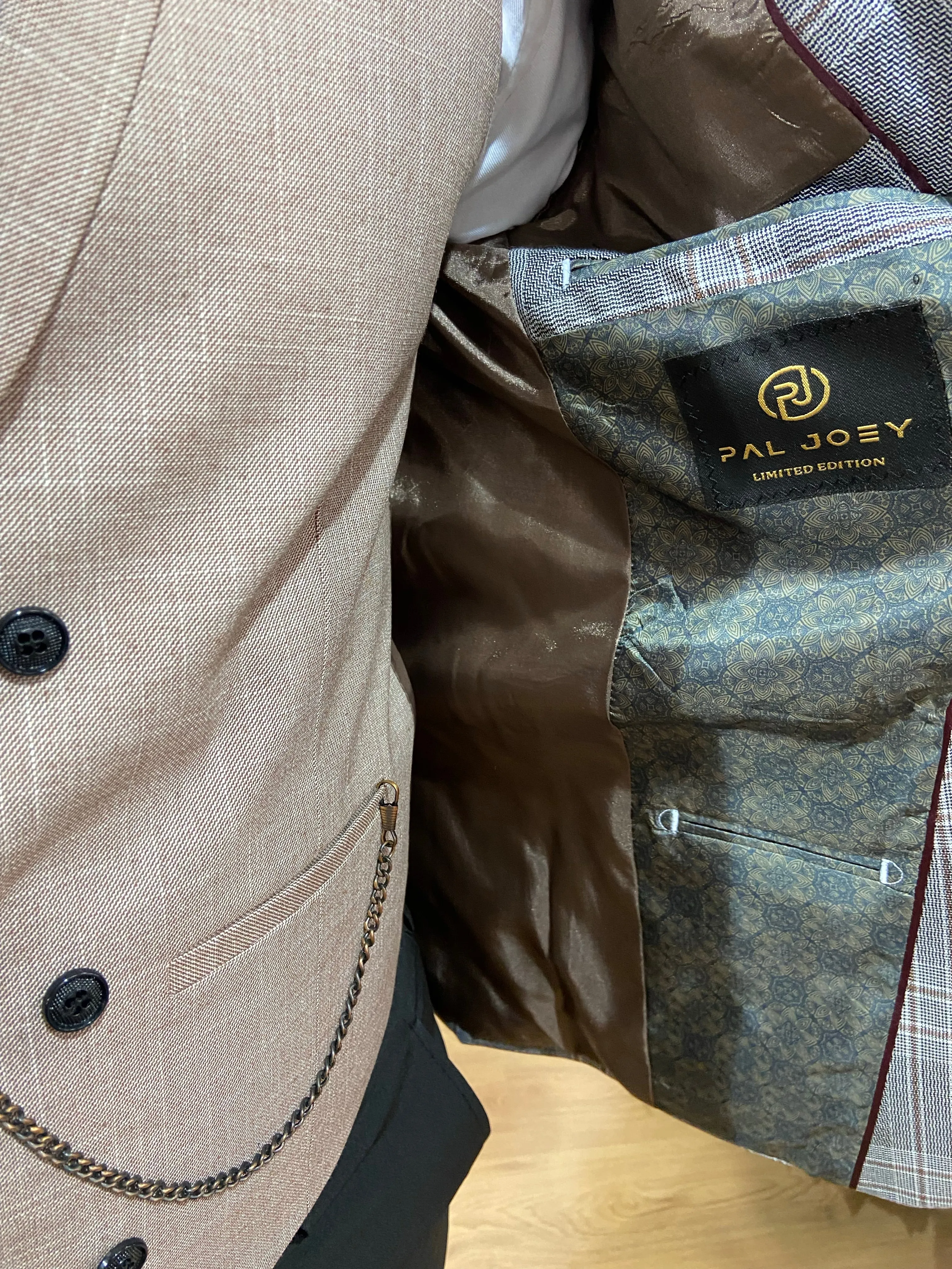 Finley - Grey/Brown 3 Piece Suit