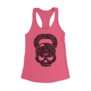 Floral Kettlebell Racerback Tank Top