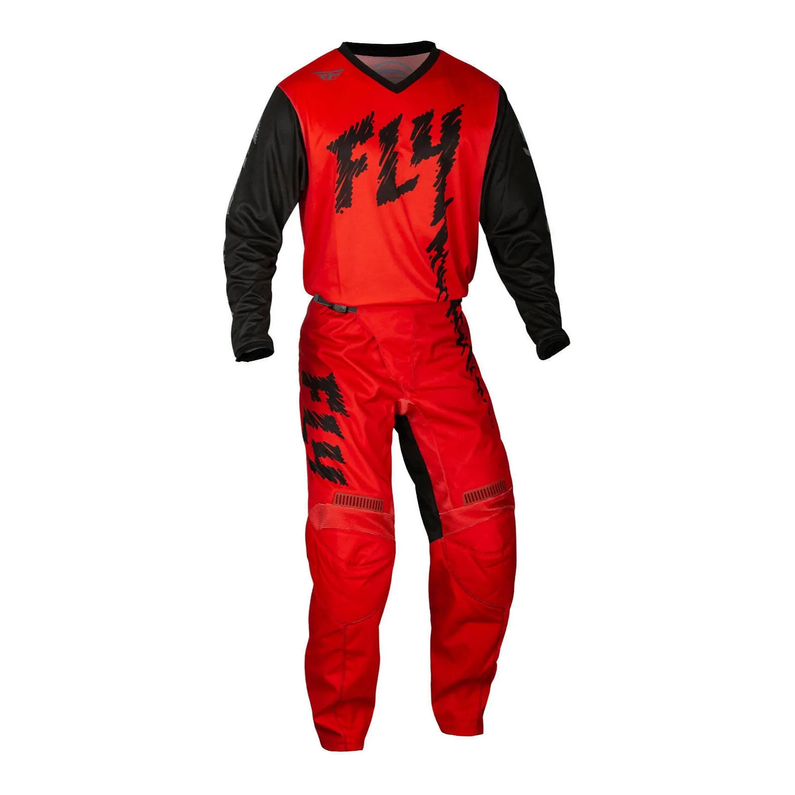 Fly Racing 2024 Youth F-16 Pants - Red / Black / Grey