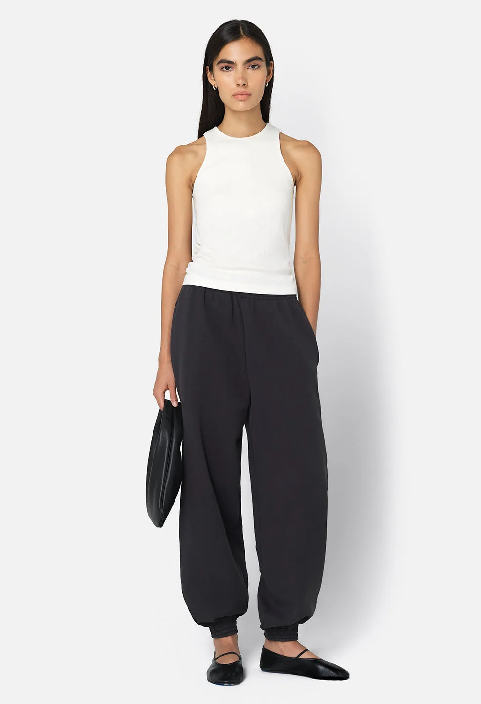 Gemini Rib Racerback / Salt