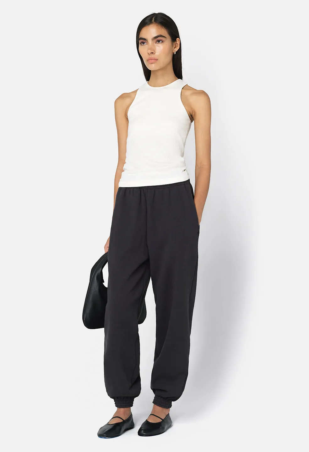 Gemini Rib Racerback / Salt
